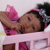 Milidool Black Reborn Baby Dolls Girl Lifelike Weighted African American
