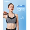 Yvette Sports Bra, No-bounce, Firm Support, Hook-and-Eye Back Closure, Y-Back,