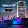 OPT7 Aura DreamColor Interior Light Strips, 4PC Double RGB-IC LED