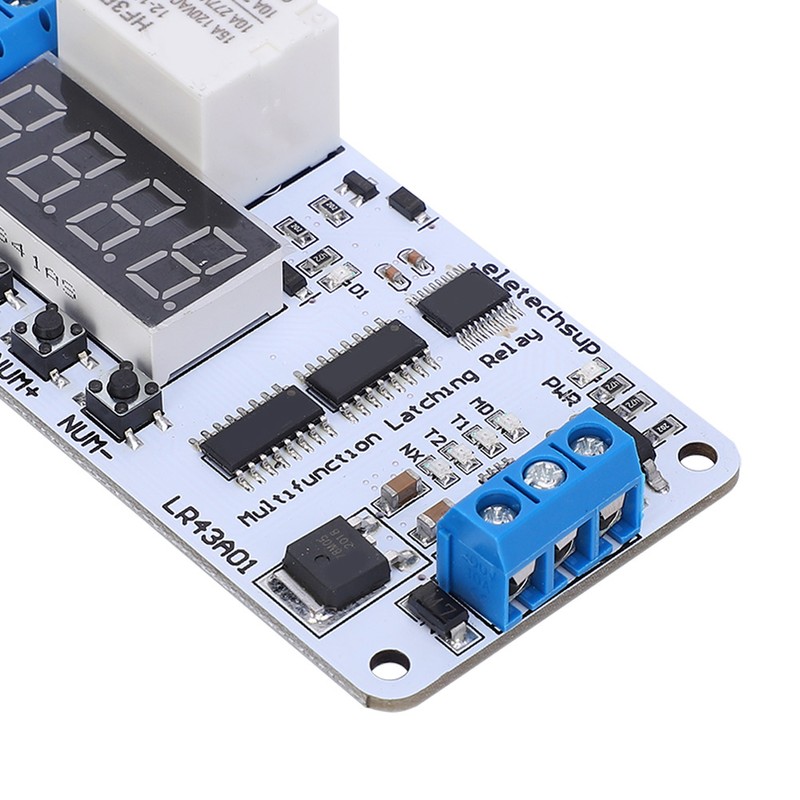 Relay Switch Module DC 12V Electromagnetic Lock Pulse Delay Electronic