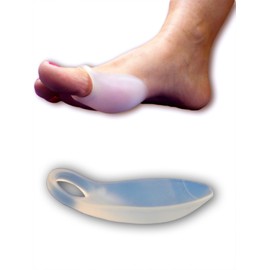 AT Surgical (2-Pack) Silica Gel Cushion Bunion Guard Hallux Valgus Protector for Foot - Small/Medium