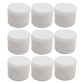 Julie Wang 100PCS 17mm Round Aromatherapy Refill Pads Electric Humidifier Diffuser Refill Pads Scented Oil Pads for Scent Ball Plug-in Diffuser White