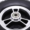 Wheelchair Wheel Replacement Solid PU Reinforced Aluminum Alloy Hub Walker