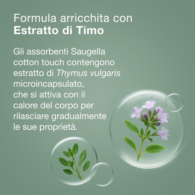 Saugella Assorbenti Cotton Touch Notte, 36 Assorbenti Cotone Notte con