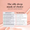 DROWSY Silk Sleep Mask - A padded silk cocoon that