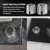 4PCS Battery Terminal Shim,Soft Lead Battery Post Shims Caps with