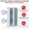 NU-SET Lock | Sliding Window Lock | Double Thumb Screw