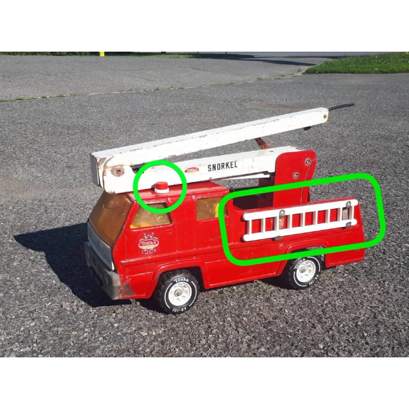 3DEXCEL Replica Accessory Kit for Tonka Snorkel Fire Truck XR-101