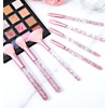 Makeup Brushes 7-Piece Set - Crystal Sparkle & Sequins Handle
