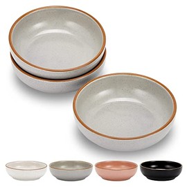Howise - Cuencos de cerámica para gatos, plato de comida para gatos, color gris, 5.3 pulgadas, paquete de 3 cuencos para gatito y tazón de agua para perros pequeños