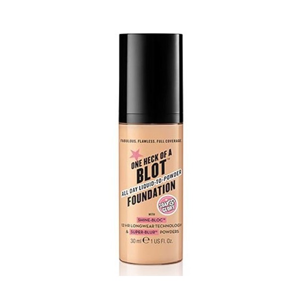 Soap And Glory One Heck Of A Blot All Day Liquid-To-Powder Foundation For Oily Skin - Cool Sand 30ml