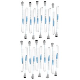 Ipetboom 20pcs Professional Lash Comb Brow Comb Kit Detangler Brush Mascara Wands Eyebrow Eyelash Brush Glitter Eyelash Extensions Tool