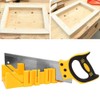Plastic Mitre Box 12 Inch with 14 Inch Back Saw,