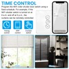 Wlan Rolladenschalter Smart, Rollladenschalter, Jalousieschalter Rolladen Zeitschaltuhr, Rolladensteuerung Kompatibel mit