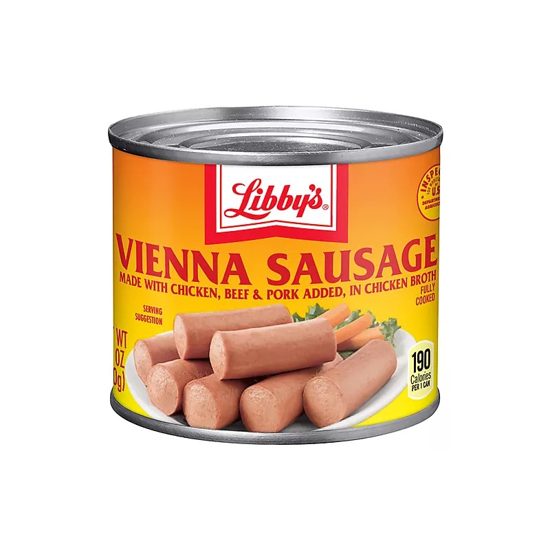 Libby's Vienna Sausage 4.6oz can 18 Pack Case x1