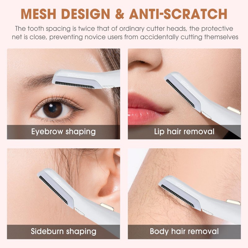Replacement Blades for Finishing Touch Flawless Dermaplane Glo Facial Exfoliation