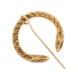 Battle-Merchant Drachenfibel, Gewandschließe aus Messing