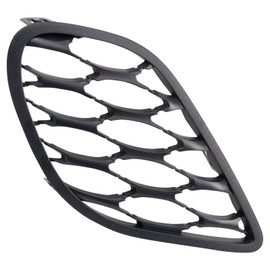 TRQ Front Left Fog Light Hole Cover Black Drivers Side Compatible with 2019-2020 Dodge Charger CH1038213