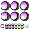 LED Puck Lights with Remote Control, 16 Color Changeable Under