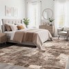 Abstract Living Room Rug 9x12 - Modern Washable Soft Thin