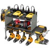 CCCEI Modular Power Tool Organizer Wall Mount Charging Station, Grey