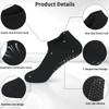 KOOOGEAR 3 Pairs Non Slip Yoga Pilates Socks for Women