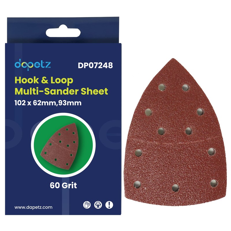 Dapetz ® Mouse Sanding Pads 10Pcs 102 x 62mm, 93mm