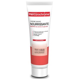 Mercurochrome Nourishing Hand Cream Very Dry and Chapped Hands 75ml