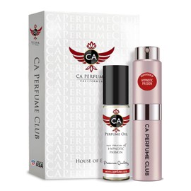 CA PerfumeImpression of Hypnotic Passion For Women Duo Set Eau de Parfum Spray + Fragrance Body Oils Roll-On (0.3 Fl Oz/10 ml)
