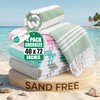 Utopia Towels 4 Pack Oversized Turkish Beach Towels