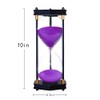 Large Hourglass Timer 60 Minute, Decorative Hexagon Frame Sandglass with