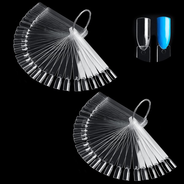 FineGood Nail Color Chart Stick Tip Display Practice Set of