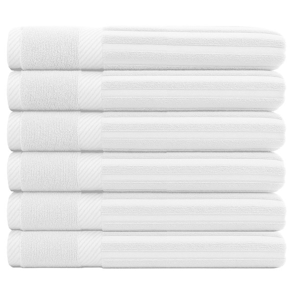 6 Pack Ecru Salon Towels 19”x36” – 460 GSM Ultra