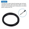 sourcing map 66FT Stainless Steel Cable Railing Kit, 1/16" Vinyl
