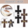 Outus 48 Pieces Magnetic Christian Religious Cross Bookmark Religious Bible