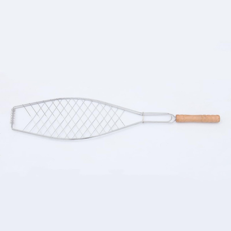 UPKOCH 4 Pcs Grill Basket, Stainless Steel, Folding Fish Grilling