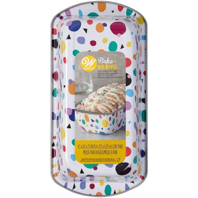 Wilton Semi-Disposable Tin Geo Loaf 20 x 10 cm