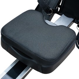 UTRYUP Rowing Machine Seat Cushion, Custom Memory Foam for Perfectly Fit, Washable Cover with Anti-Slip Fastening Strap, Compatible UTRYUP & Concept 2 and Other Row Machines - Rower Accessories