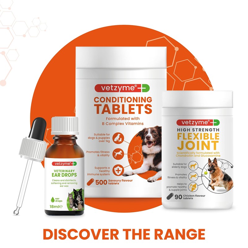 Vetzyme Once A Day Conditioning Tablets for Dogs (30 Tablets)