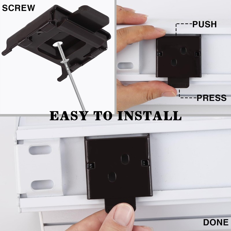 Metal Mounting Brackets Roller Blind Buckles Universal Replacement for Roller