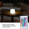 Topyond LED Tesseract Cube Light, Remote Control, RGBW, Adjustable, 16