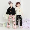 Bencailor 8 Pieces Christmas Doll Clothes Girl Doll Accessories Cotton
