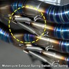 Telituny Exhaust Pipe Springs, 2 x Motorcycle Exhaust System, Fully