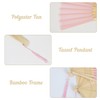 Hand Fan Pink, Fan Pink, Pack of 2 Small Fabric