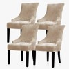 Lellen Stretch Wingback Chair Cover Slipcover - Reusable Wingback Side