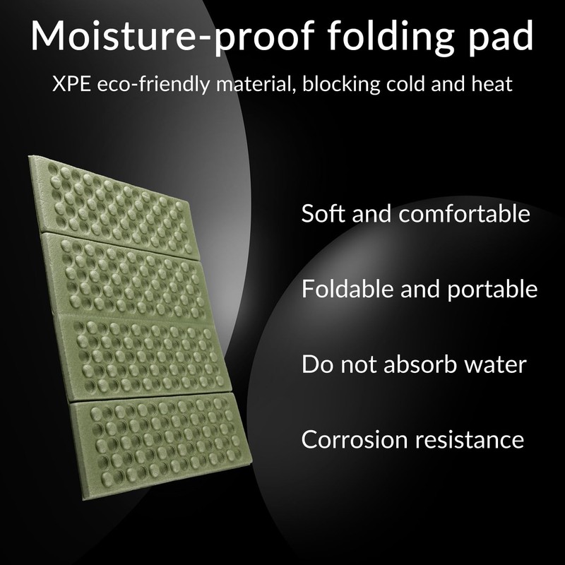 Tabanzhe Folding Sit Mat Camping Seat Pad Waterproof Thermally Insulated