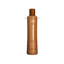 Brasil Cacau Professional Shampoo Anti-frizz NEW BOTTLE DESIGN 300ml 10.1 fl.oz Daily Use -Smoother and silkier hair - for all hair types by Brasil Cacau Professional