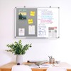 Combination Magnetic Whiteboard & Fabric Board,Dry Erase Board Bulletin Board
