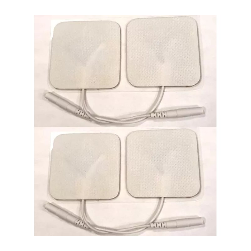 Zunzunta 20 Electrodos Para Tens Y Ems 4.5x4.5 Centímetros Blancogris
