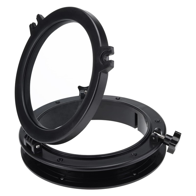 NovelBee 2pcs Boat Yacht Round Opening Portlight Porthole,8in Deck Hatch